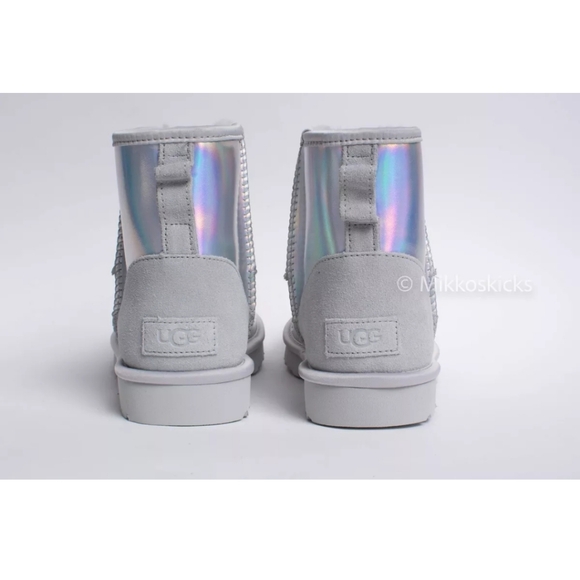NIB Ugg classic mini iridescent bootie SIZE 7 - Picture 4 of 8